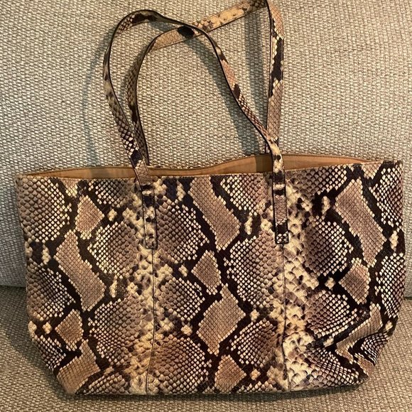 Hobbs Danby 100% Leather Python Tote Bag - Picture 5 of 12